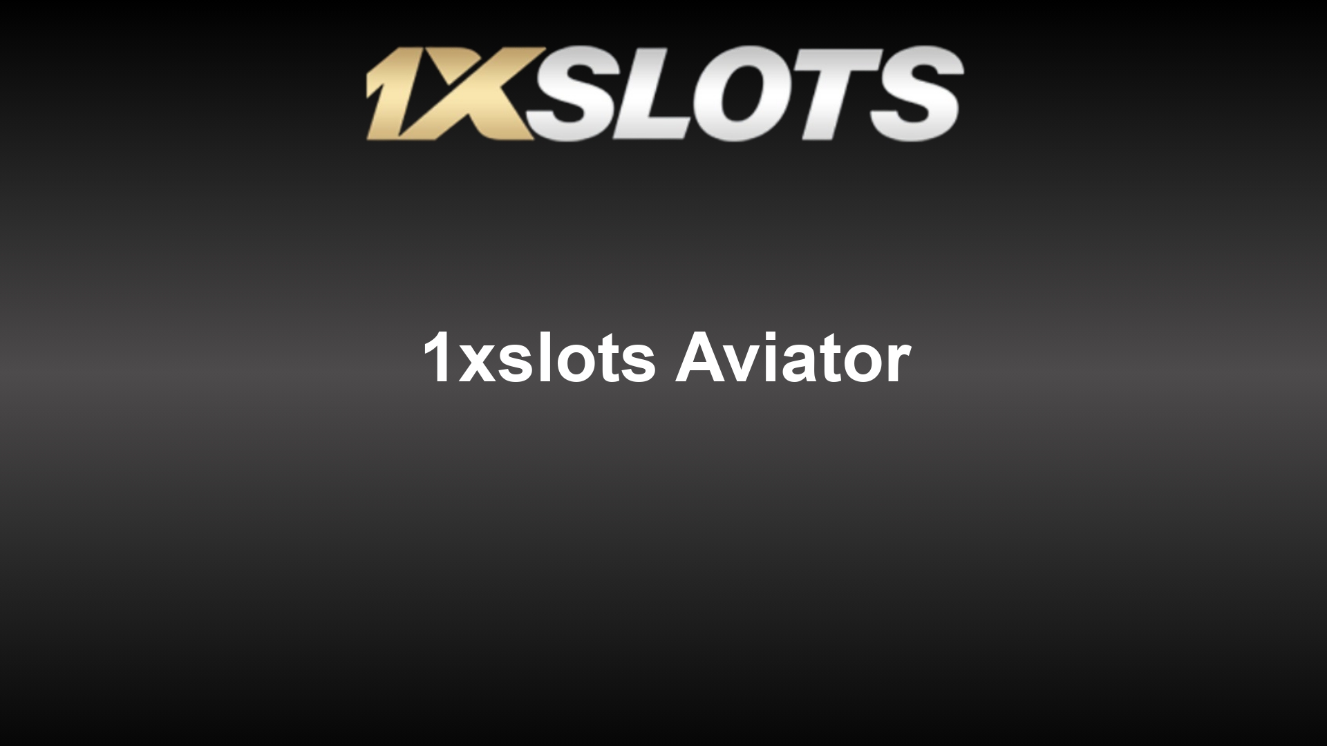 1xslots Aviator